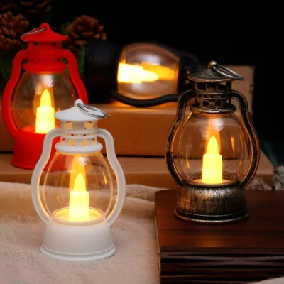 LED Candle Hurricane Lamp