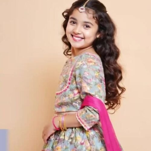 Girls Printed Ready to Wear Lehenga & Blouse With Dupatta