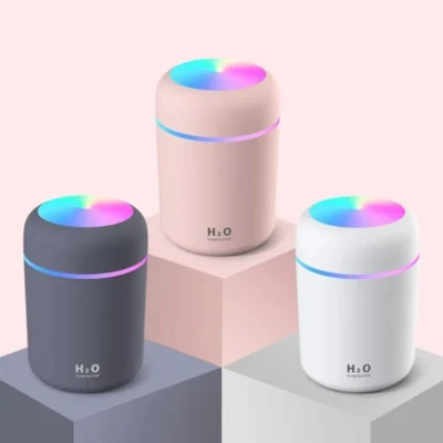 Mini Humidifier with RGB Light – 300ml