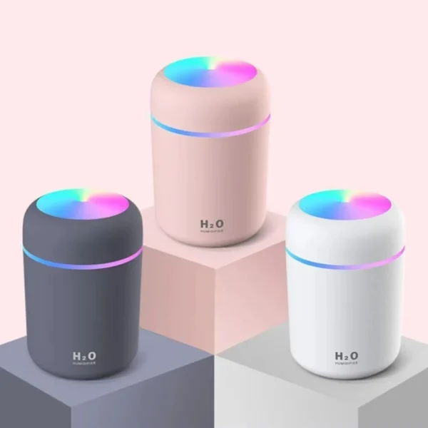 Mini Humidifier with RGB Light – 300ml_biyog.com