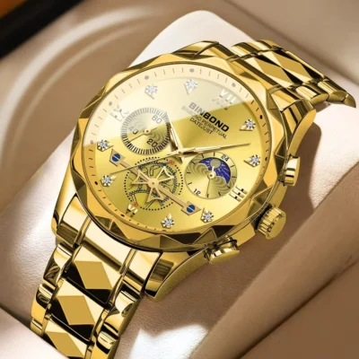 BINBOND Luxury Chronograph Watch for Men Model: B1236