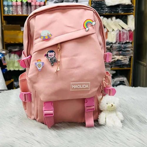 Cute Cartoon Badge Backpack Bag