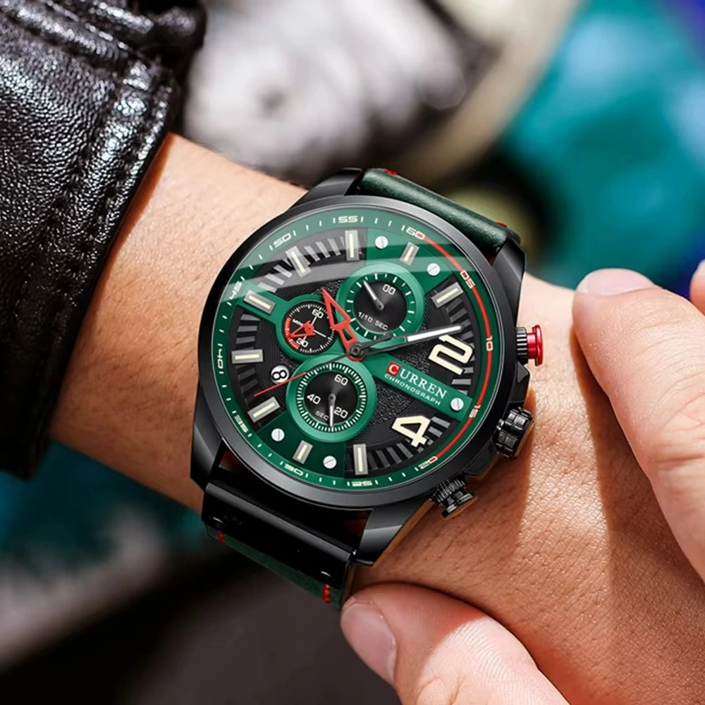 CURREN-8393-Man-Wristwatches-Luxury