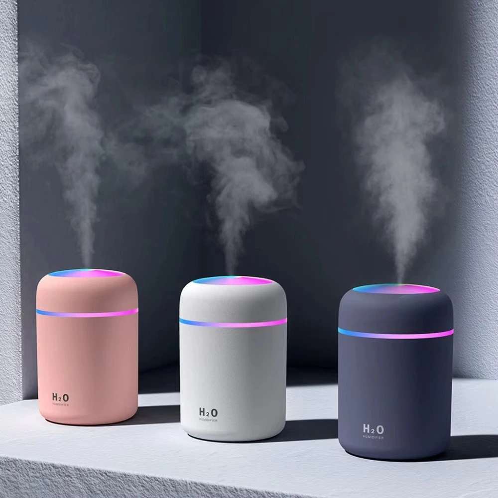 Mini Humidifier with RGB Light – 300ml_biyog.com